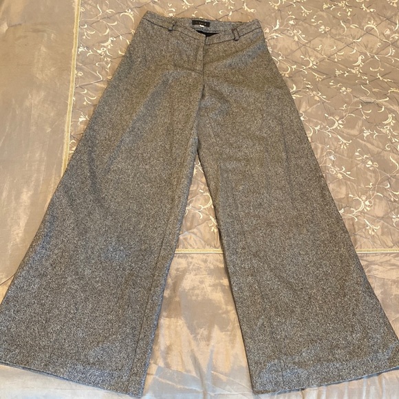 LIQUID wide-leg pants, gray, Size 8 - Picture 1 of 5